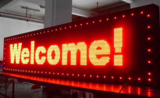 led sign board