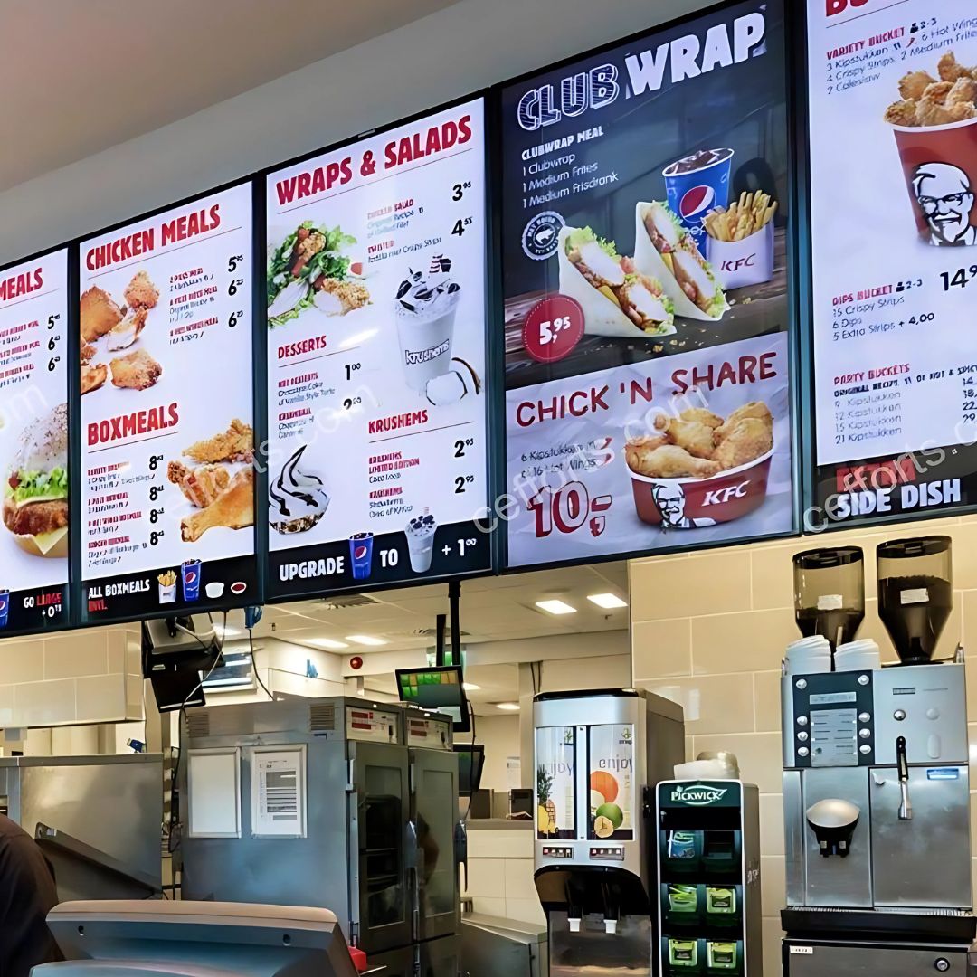 Digital Menu Board Bulk Supplier Kalkaji